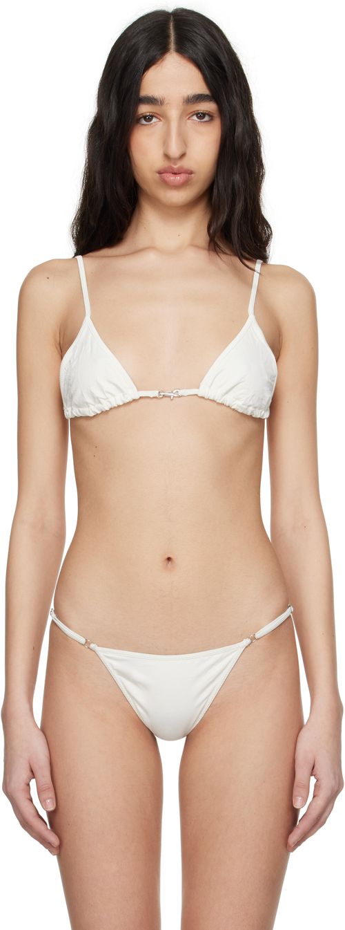 Gimaguas White Pipa Bikini Top