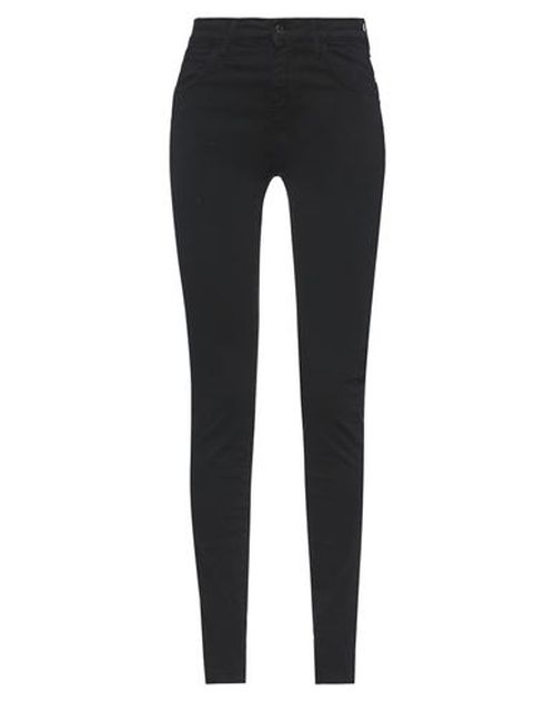 Woman Pants Black Size 6 Cotton, Elastane