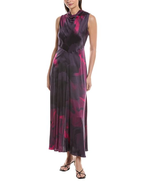 Davelvana Silk Maxi Dress