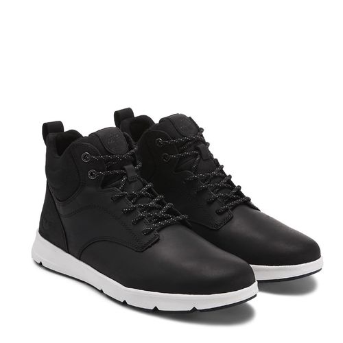 Men's Parker Street Mid Sneaker Boots (Black)