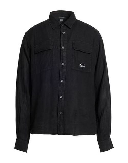 C. p. Company Man Shirt Black Size XXL Linen