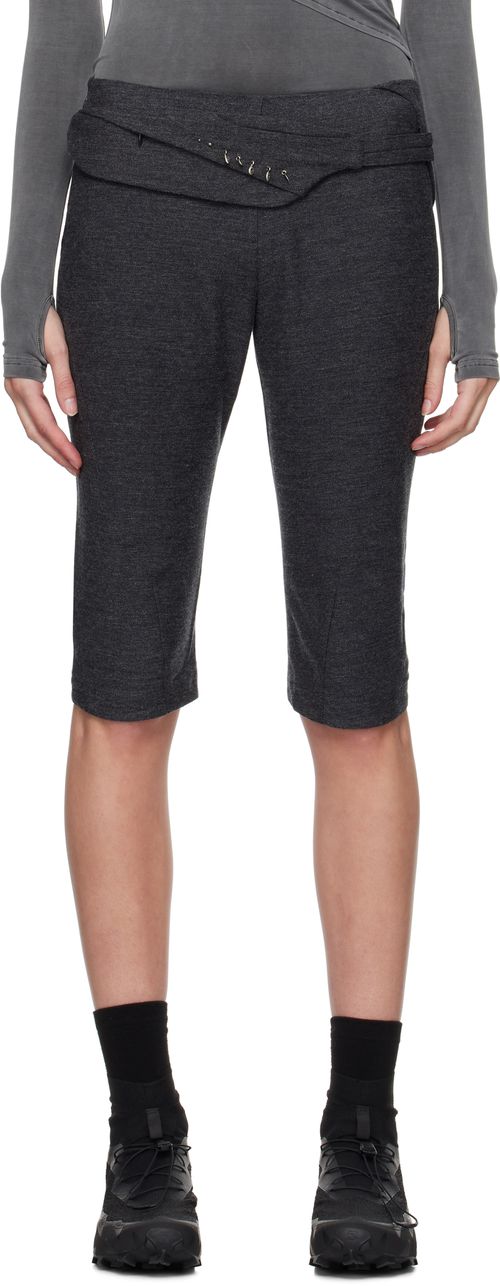 HYEIN SEO Gray Charm Bag Capri Trousers