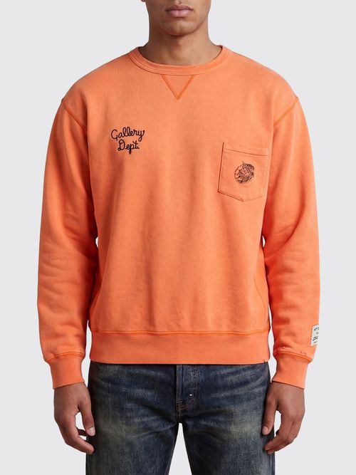 Sweatshirt Men color Orange
