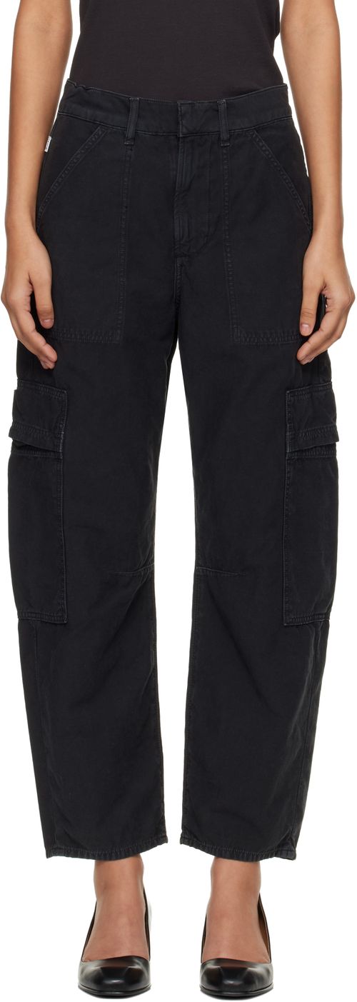 Black Marcelle Cargo Pants