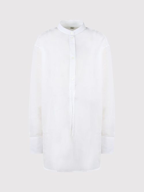 Cotton Gots Stand-collar Shirt
