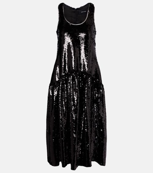 Sequined cocktail dress