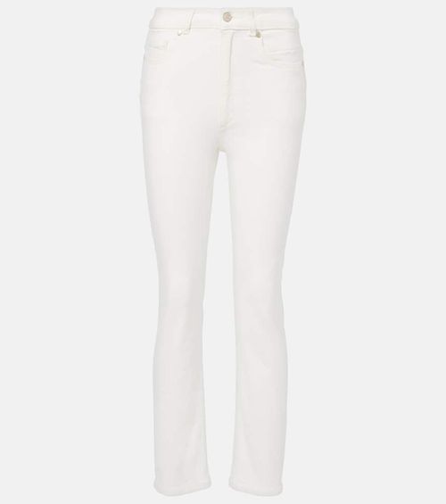 High-rise straight jeans