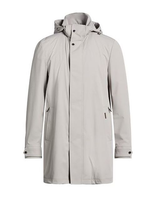 Man Overcoat & Trench Coat Light grey Size 42 Polyamide, Polyester, Elastane