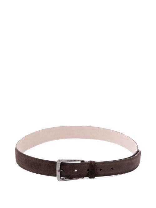 Suede belt - Brown