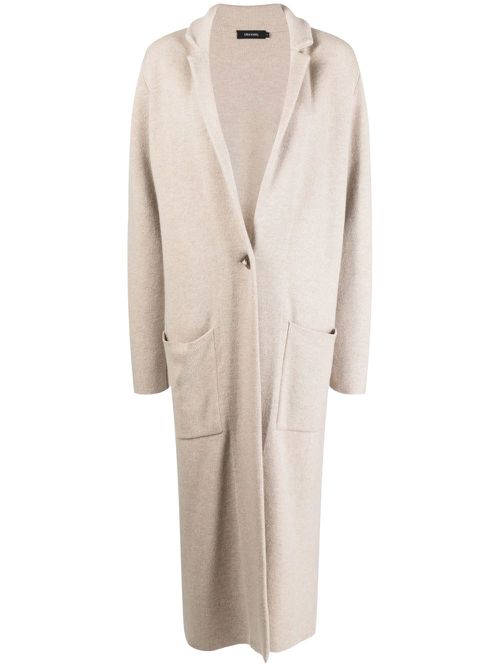 Amie long cashmere cardigan - Brown