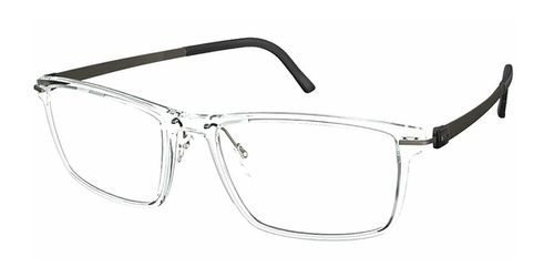 Silhouette Infinity View 2939 6560 Men's Eyeglasses Grey Size 55 (Frame Only) - Blue Light Block Available