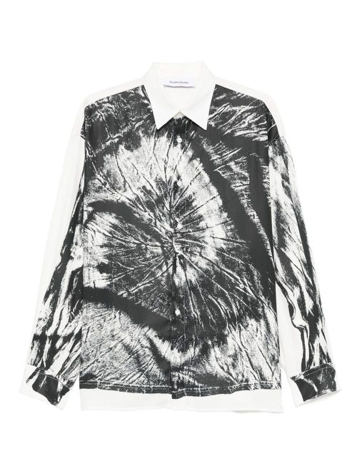 Trompe l'oeil-print shirt - Black