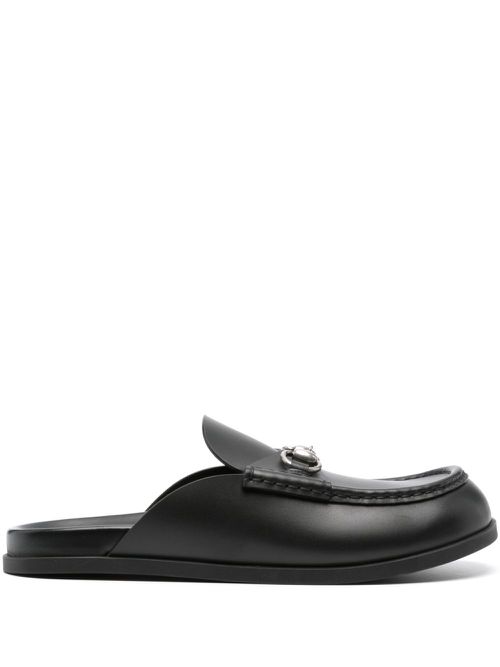 Horsebit mules - Black