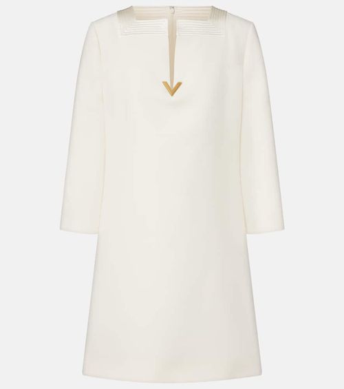 Crepe Couture VGold minidress