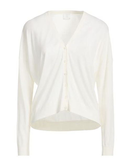 Woman Cardigan Ivory Size S Wool