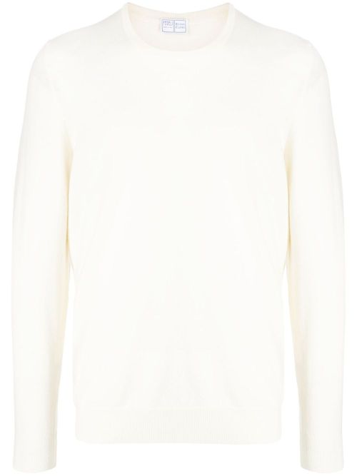 Crew-neck cashmere jumper - Neutrals