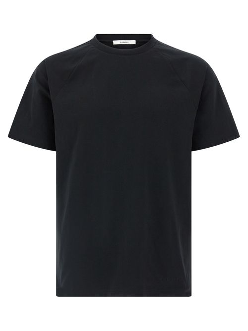 Satin Insert T-Shirt White/Black