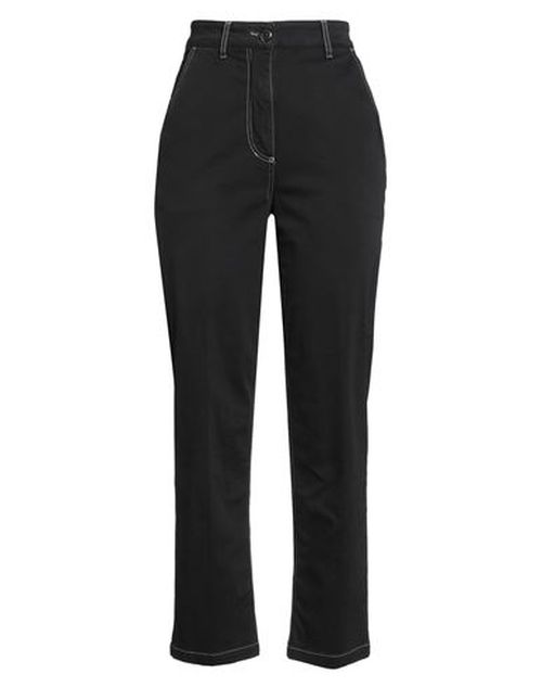 Woman Pants Black Size 25 Cotton, Elastane
