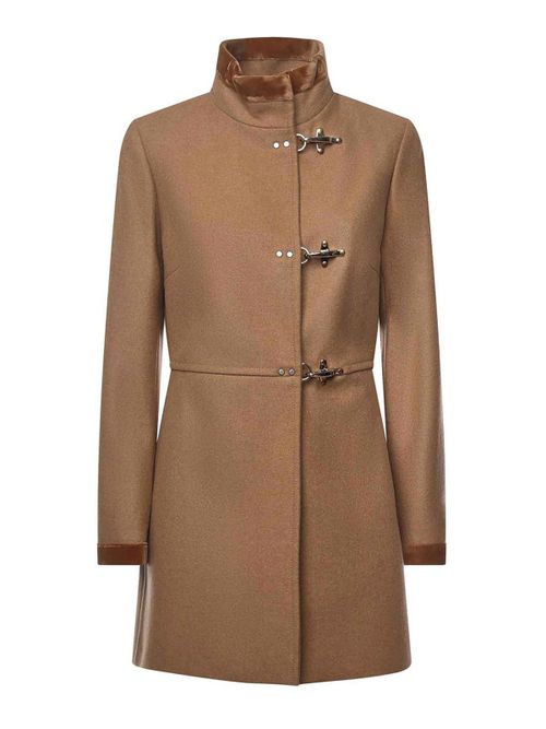 Virginia Coat In Melange Wool Cloth