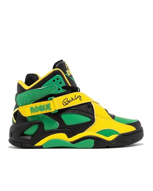 Ewing Patrick Athletics Rogue Jamaica Sneakers - Limited Edition Black/Green/Yellow Athletic Shoes