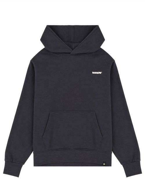 Black Logo Oversized Hoodies