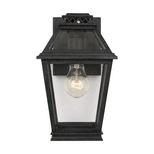 Visual Comfort Studio Falmouth Outdoor Wall Light in Dark Weathered Zinc by Chapman & Myer