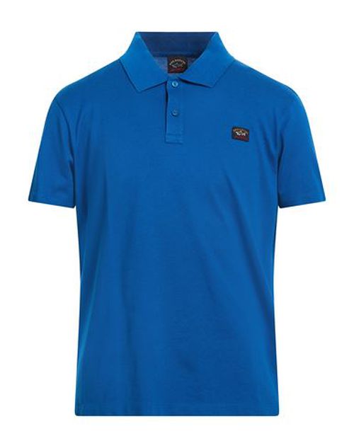 Man Polo shirt Blue Size XL Cotton