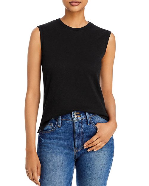 Anthony Thomas Melillo Cotton Slub Jersey Top