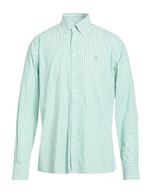 Man Shirt Green Size L Cotton