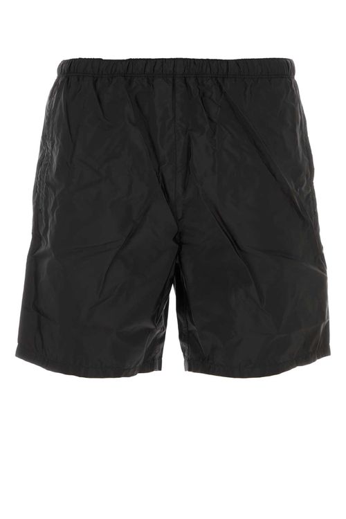 Black Re-nylon Swimming Shorts