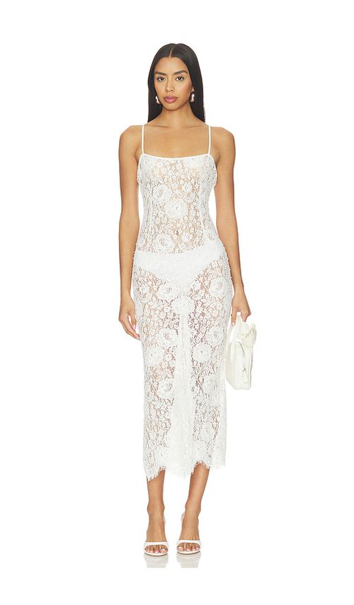 V. Chapman Hallie Maxi Dress in White. - 8 also