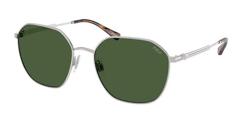 Polo Ralph Lauren PH3160 942371 Men's Sunglasses Silver Size 56