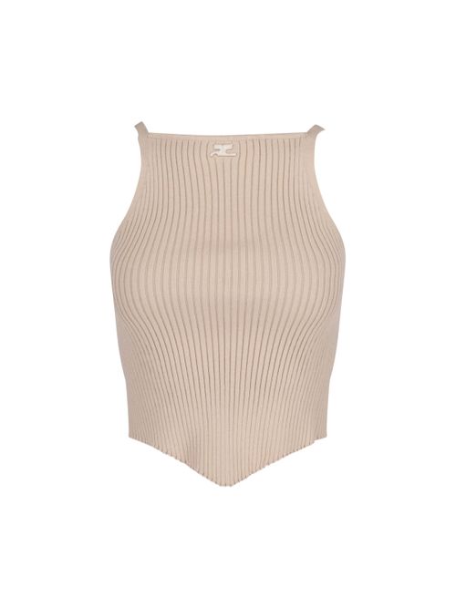 Courrèges Lightweight Viscose-Blend Top for Women