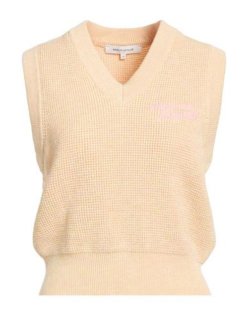 Maison Kitsuné Woman Sweater Apricot Size S Cotton