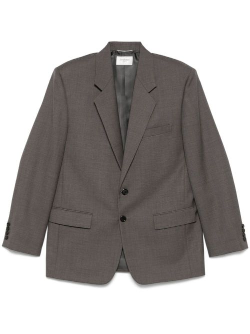 Wool blazer - Brown