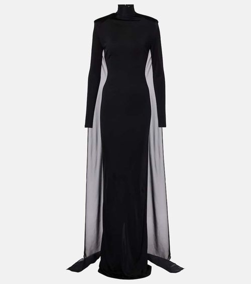 Xanthe jersey tulle gown