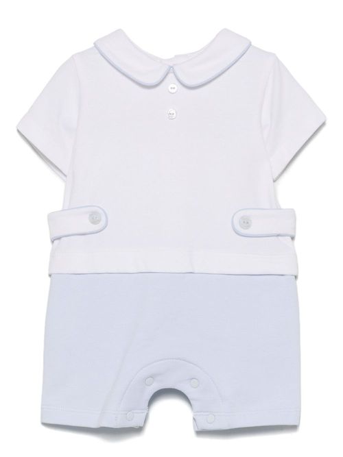 Peter Pan-collar rompers - White