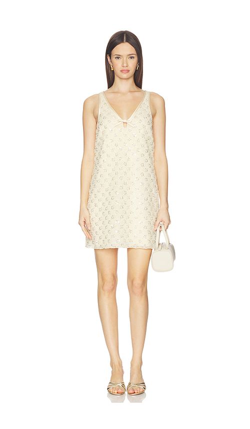 SAYLOR Jeanetta Dress in Yellow. L. Also in S