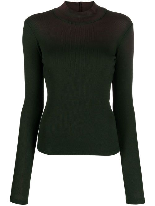 Cotton Citizen long-sleeve mock-neck jumper - Green
