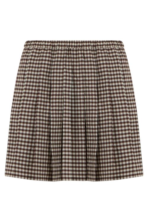 Quilted Shell Mini Skirt