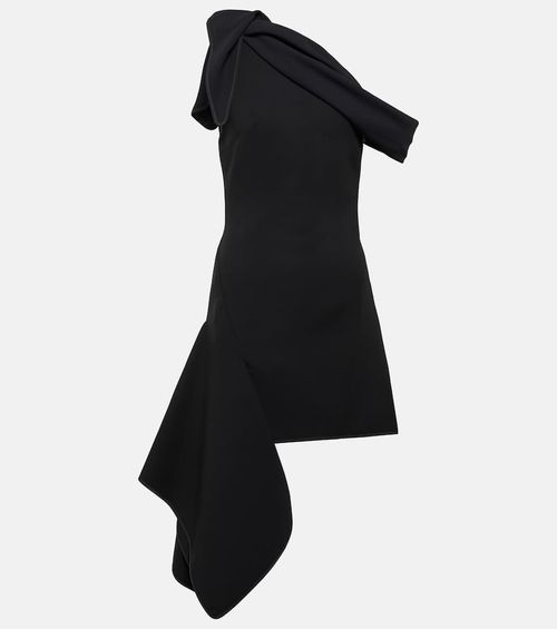 Rigor asymmetric crêpe minidress