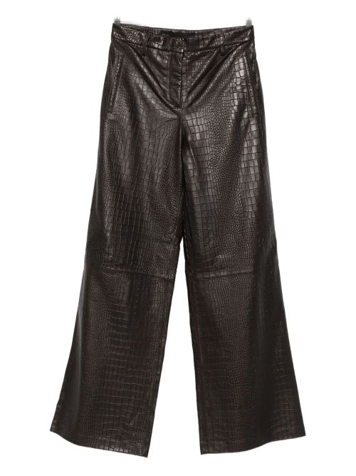 Enes Leather Trouser