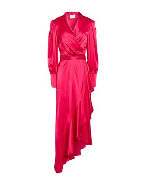 Woman Maxi dress Fuchsia Size 12 Viscose