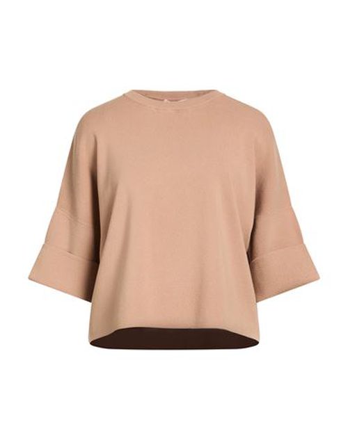 Woman Sweater Camel Size ONESIZE Viscose, Polyester