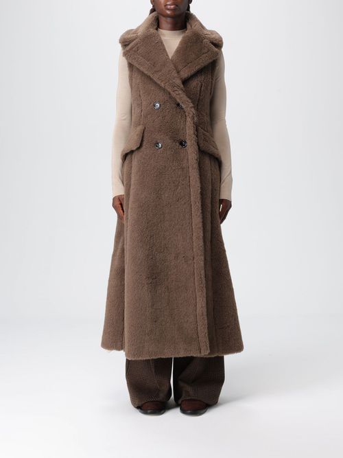Coat Woman color Brown