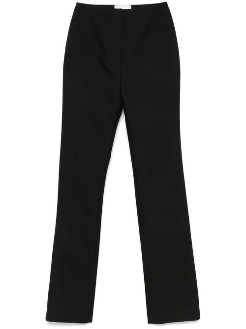 Slim-cut tailored trousers - Black