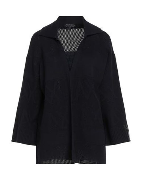 Woman Cardigan Midnight blue Size S Cotton