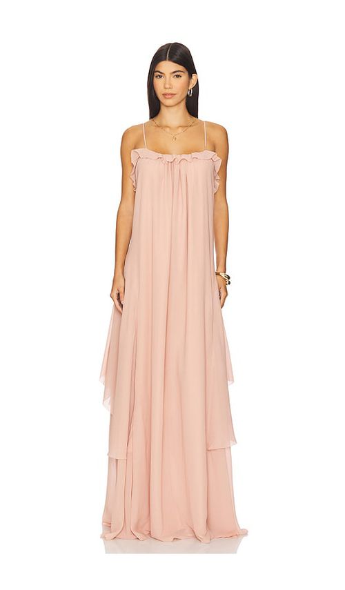 Tularosa Larissa Maxi Dress in Dusty Rose. XL also in