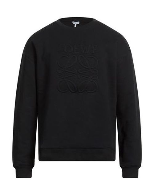 Man Sweatshirt Black Size L Cotton