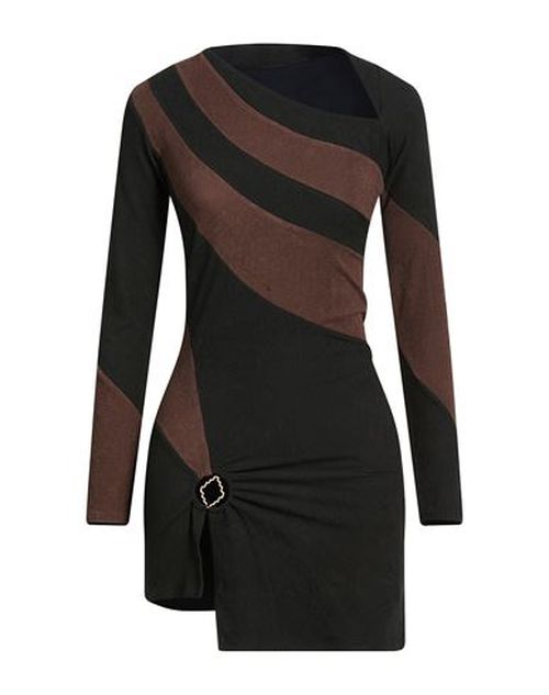 Woman Mini dress Black Size 6 Polyester, Nylon, Elastane